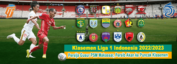 Klasemen Liga 1: Persija Gusur PSM Makassar, Persib Akan ke Puncak Klasemen